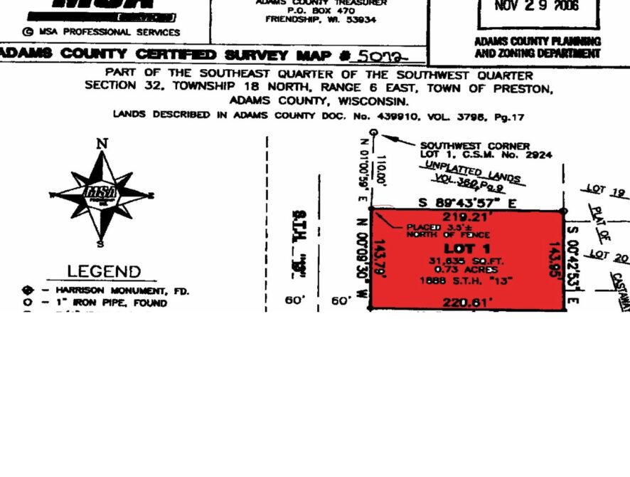 Adams 3 0325 2026 Map