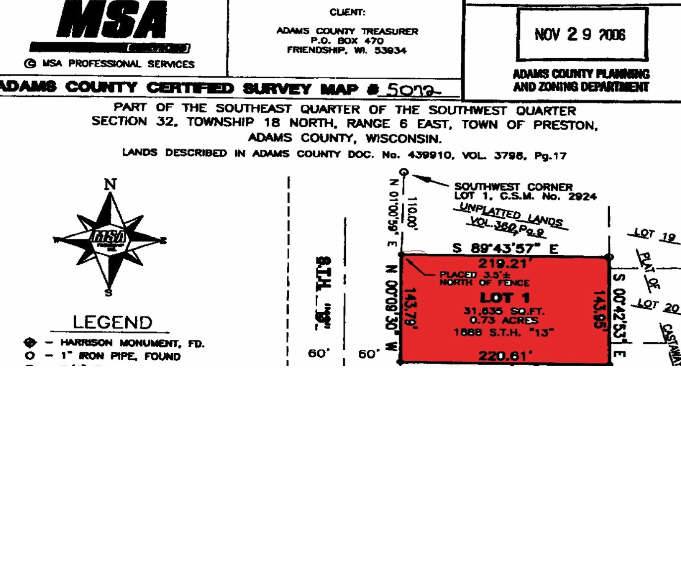 Adams 3 0325 2026 Map